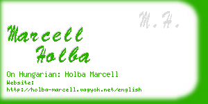 marcell holba business card